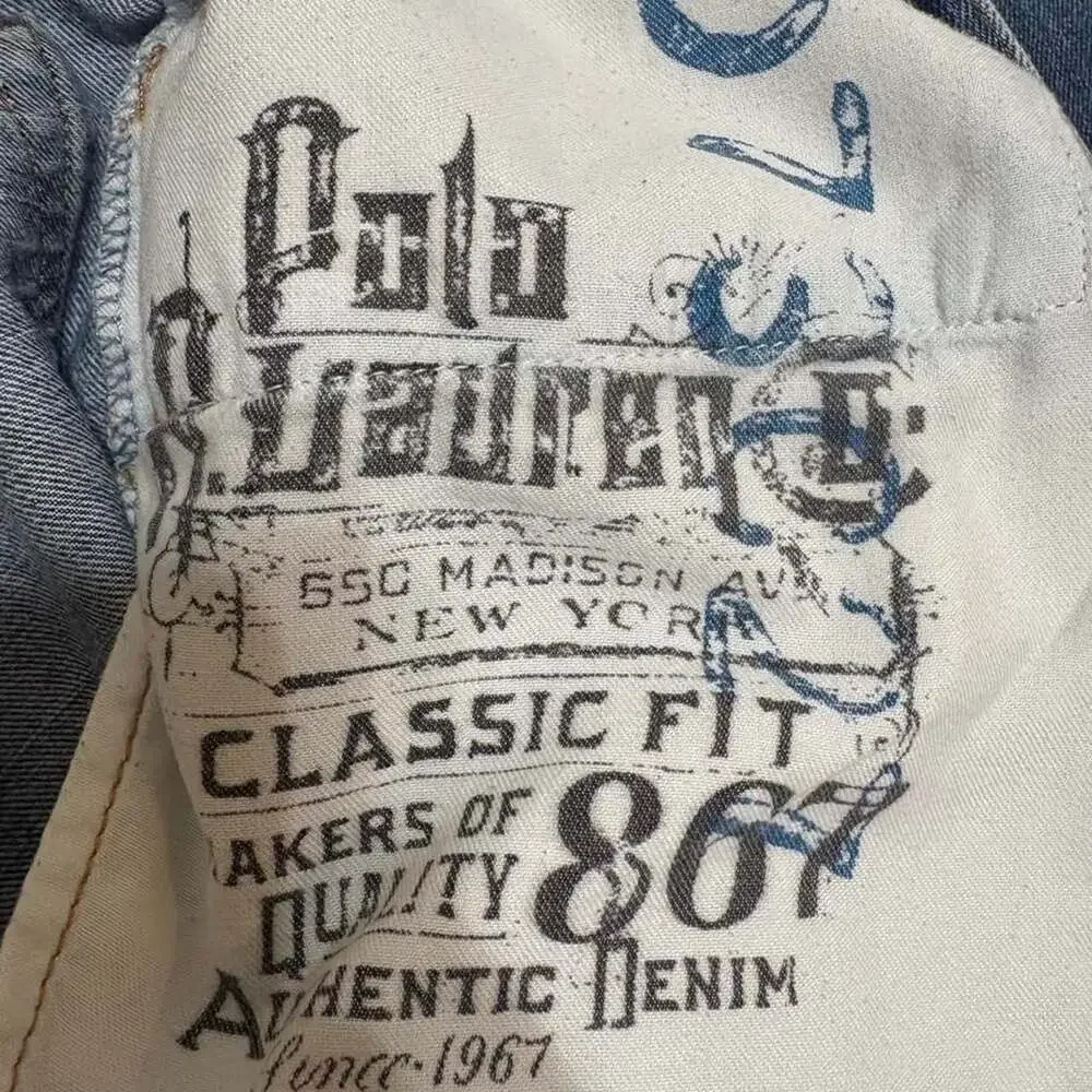 Vintage Polo Ralph Lauren Classic Fit Denim Jeans 38x32